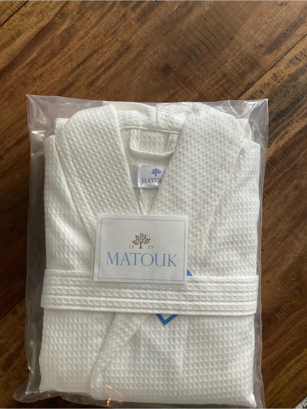 Matouk White Waffle Bathrobe